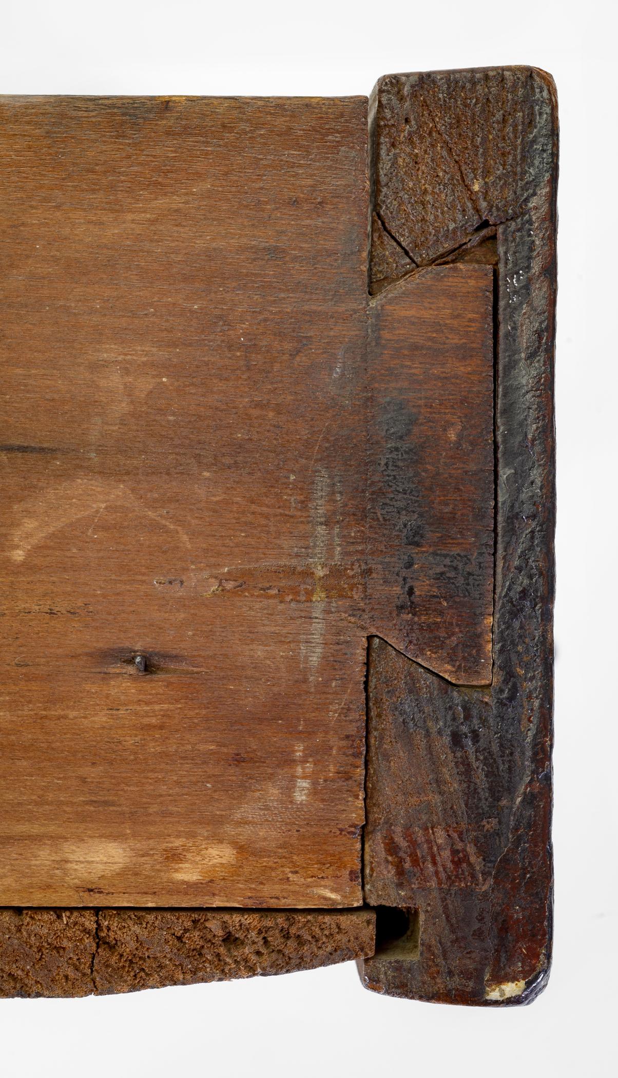 1958.0560 Chest of drawers, detail 3, drawer dovetail