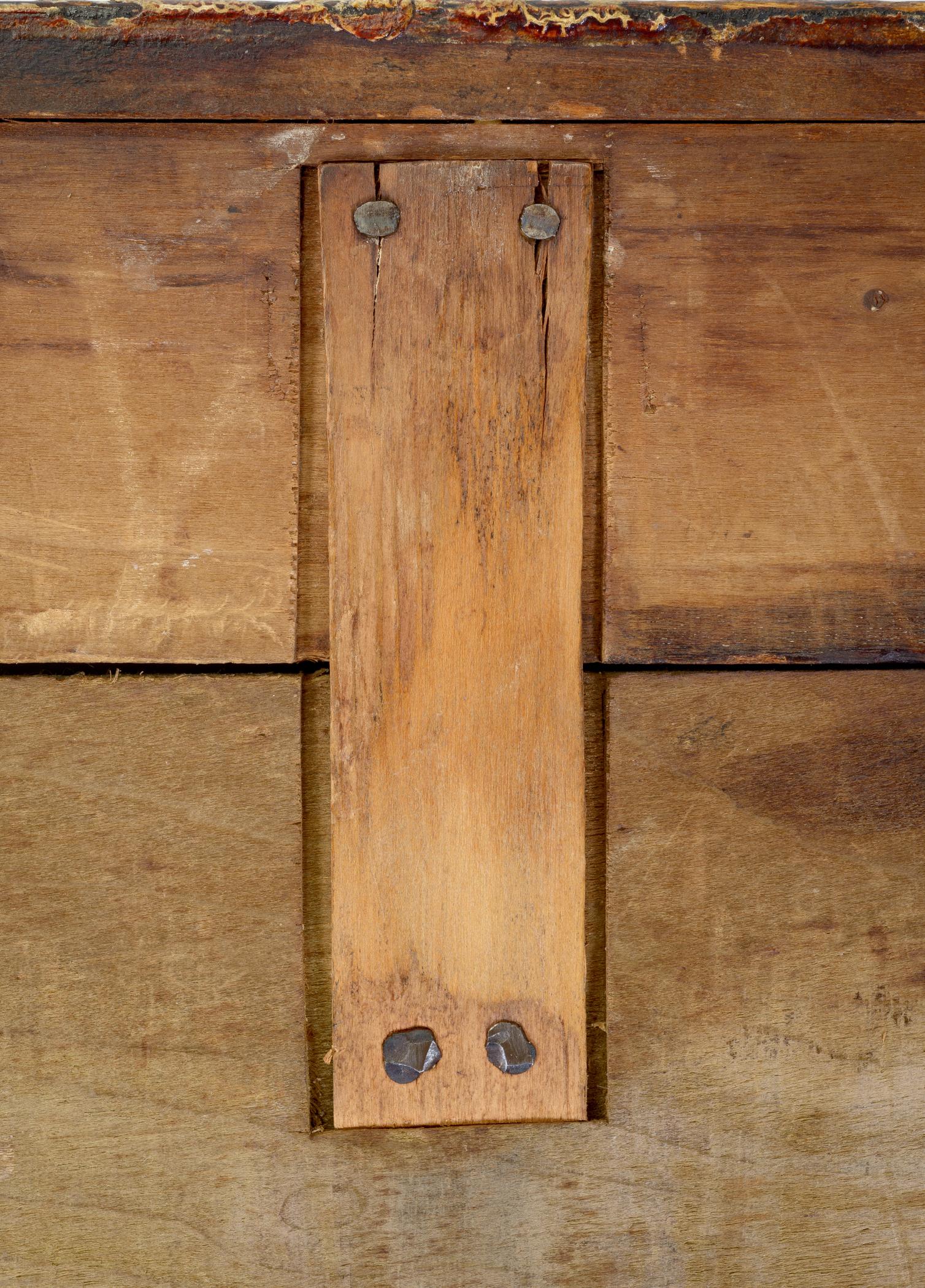 1958.0560 Chest of drawers, detail 5, drawer lock