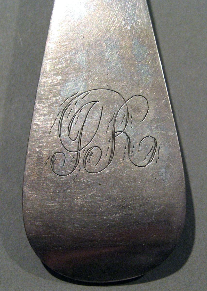 1998.0004.1431 Silver Spoon engraving
