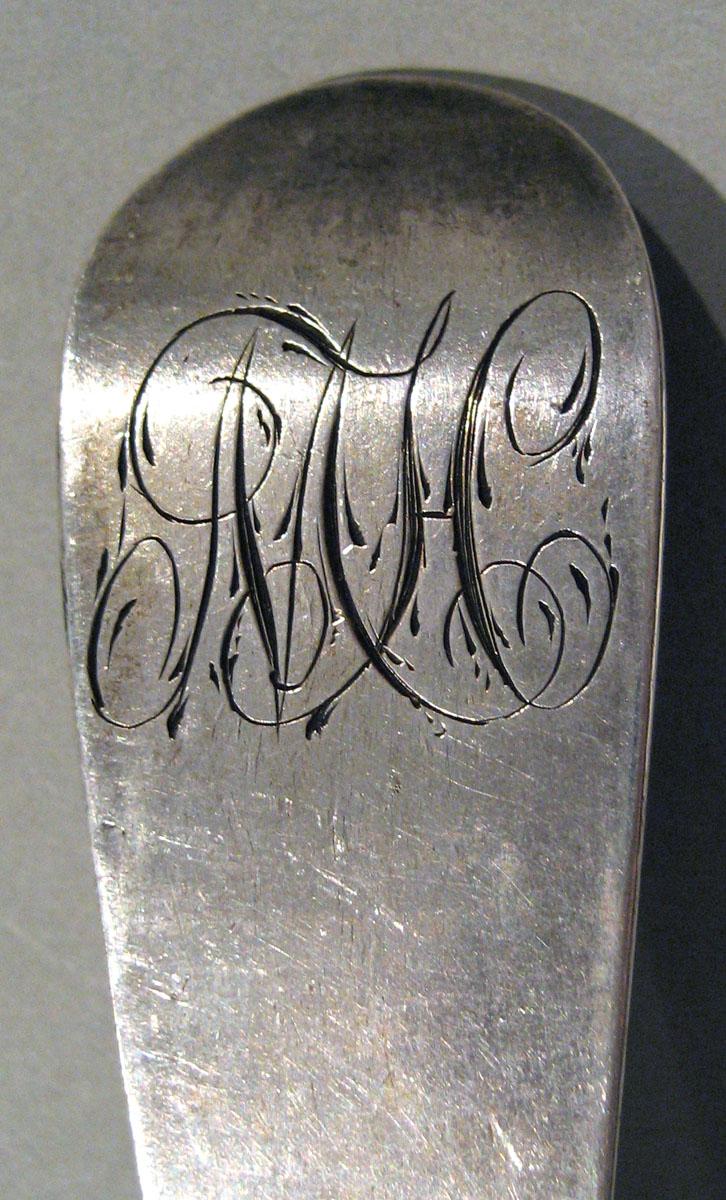 1998.0004.1432 Silver Spoon engraving