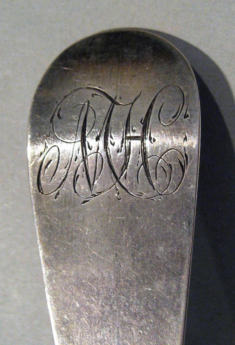 1998.0004.1433 Silver Spoon engraving
