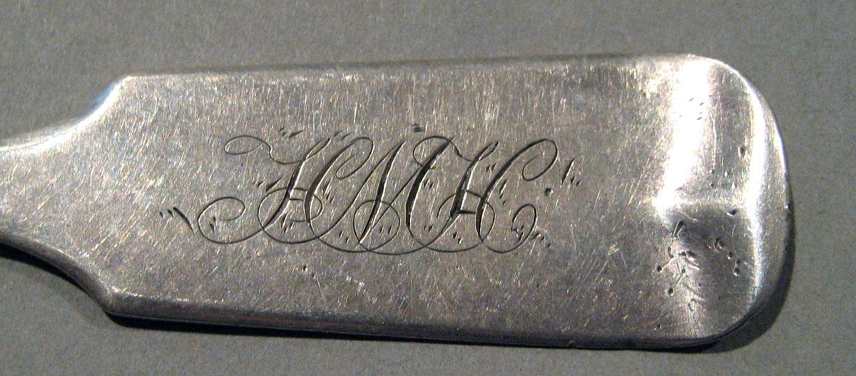 1998.0004.1437 Silver Spoon engraving