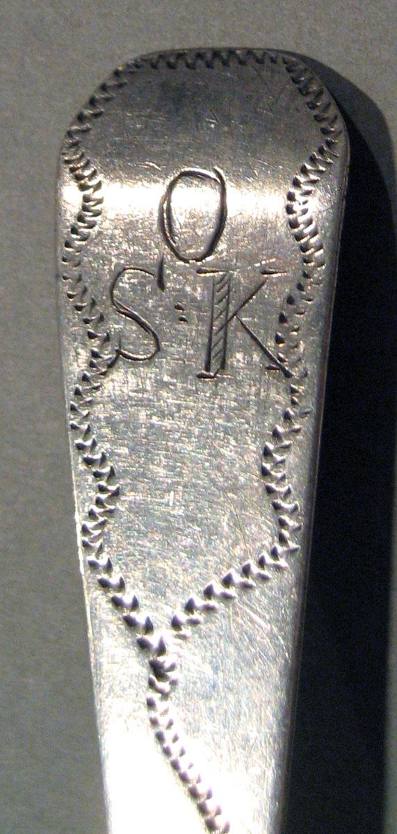 1998.0004.1444 Silver Spoon engraving