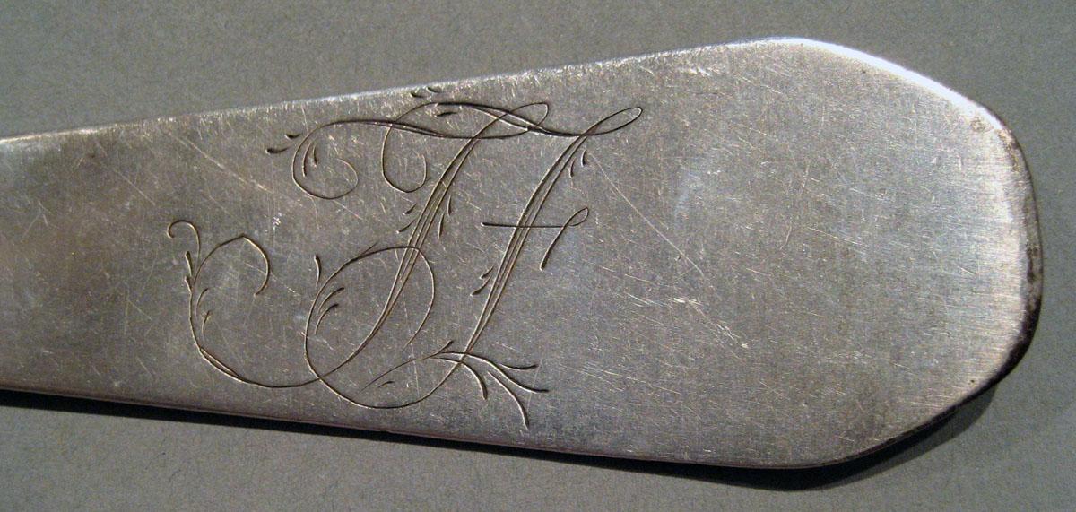 1998.0004.144 Silver Spoon engraving underside