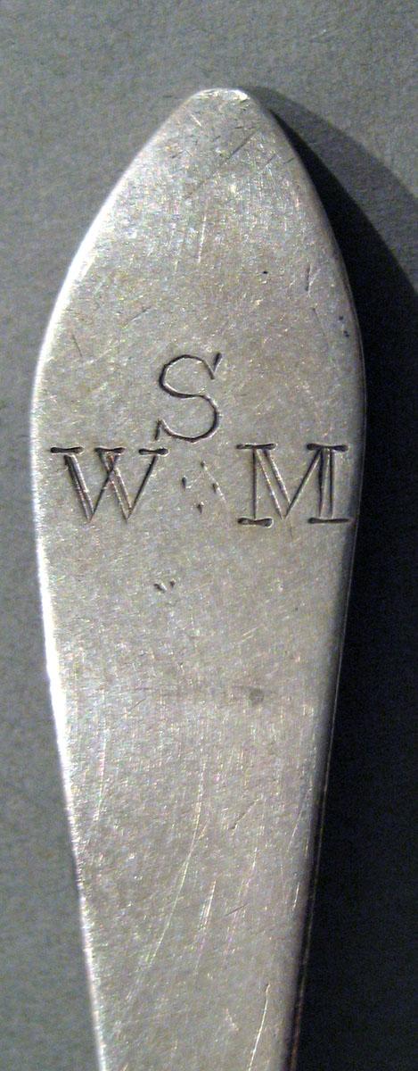 1998.0004.1455 Silver Spoon engraving