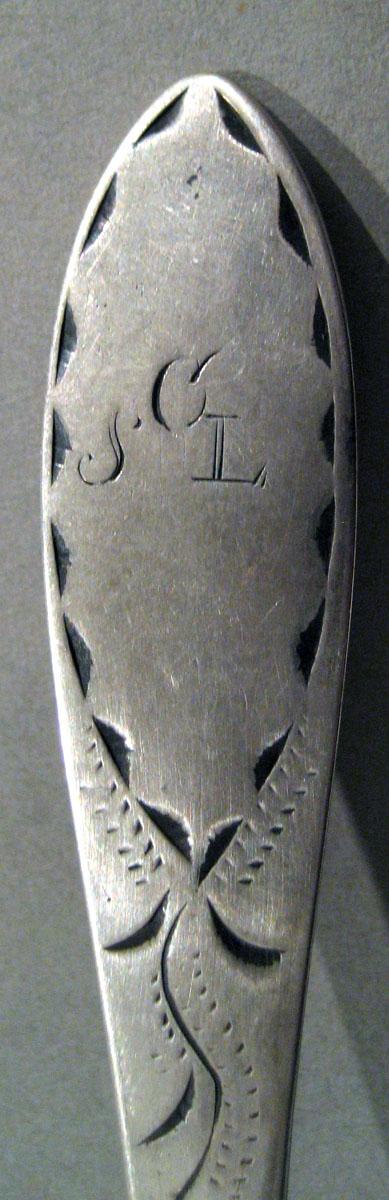 1998.0004.1456 Silver Spoon engraving