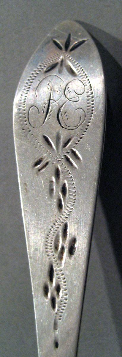 1998.0004.1457 Silver Spoon engraving