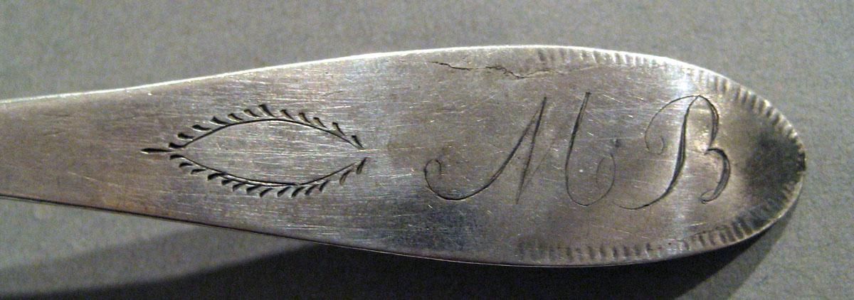 1998.0004.1459 Silver Spoon engraving