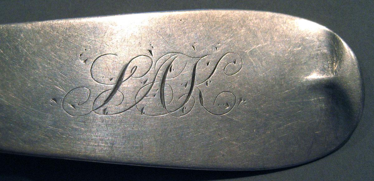 1998.0004.145 Silver Spoon engraving