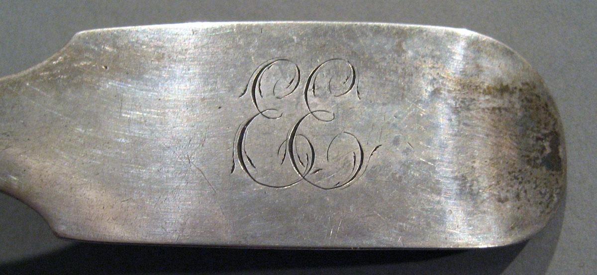 1998.0004.1460 Silver Spoon engraving