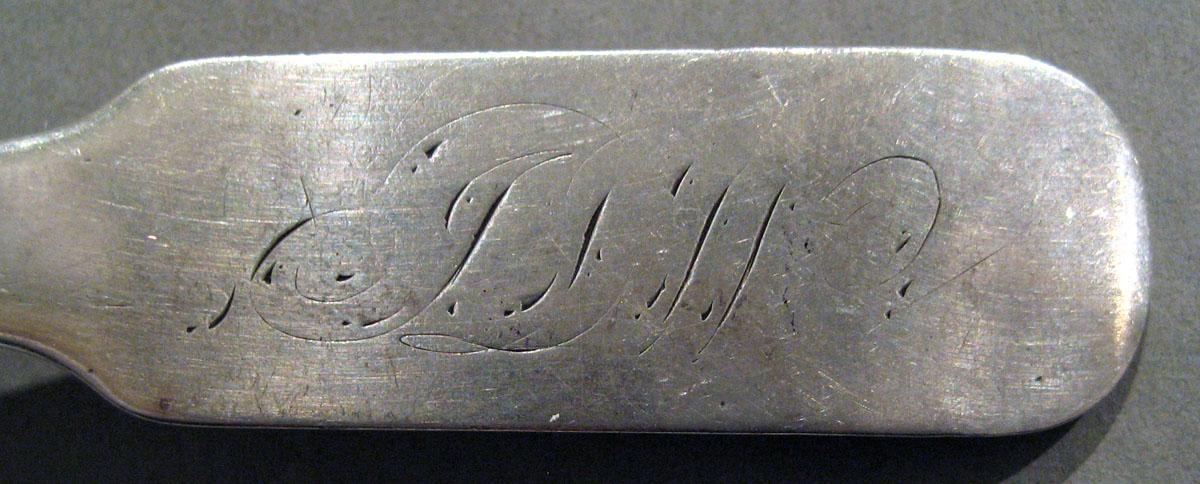 1998.0004.1461 Silver Spoon engraving