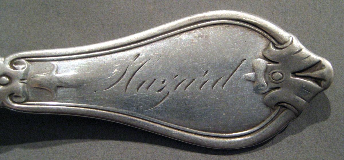 1998.0004.1465.001 Silver Spoon engraving