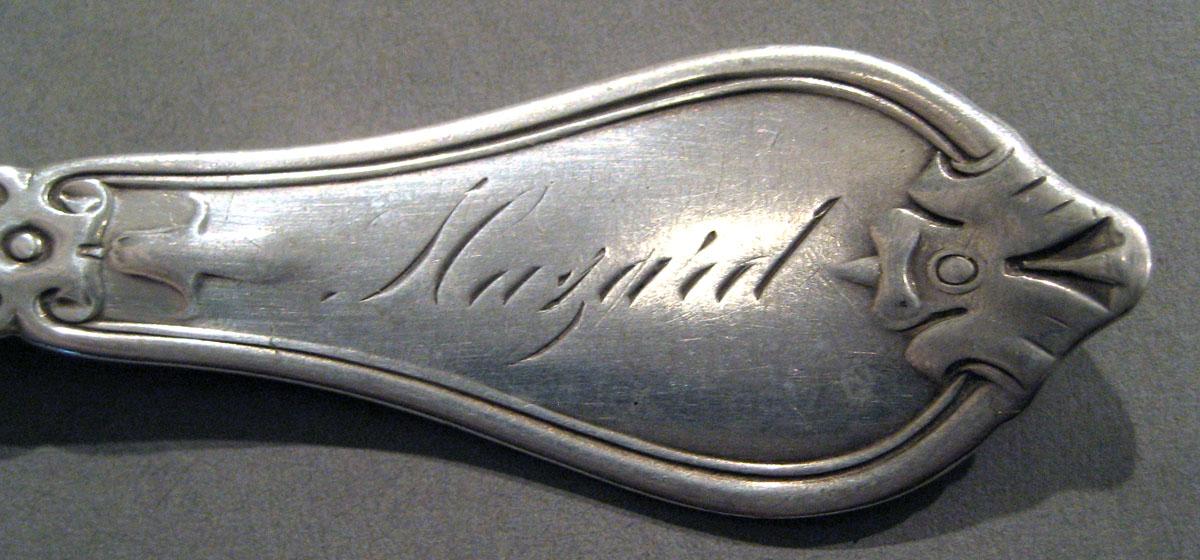 1998.0004.1465.002 Silver Spoon engraving