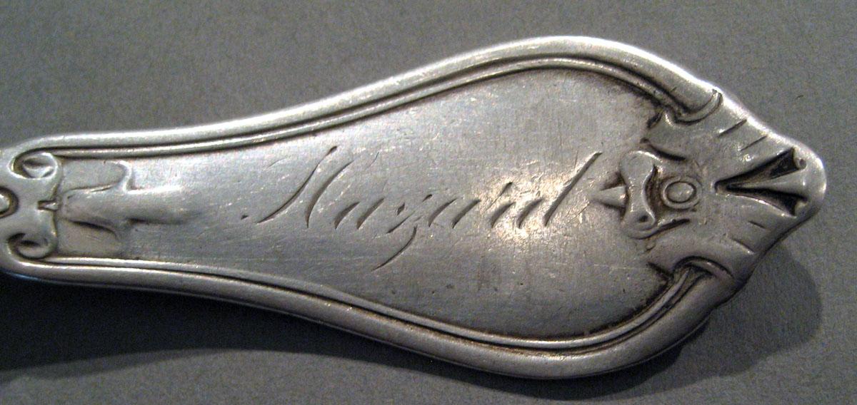 1998.0004.1465.005 Silver Spoon engraving