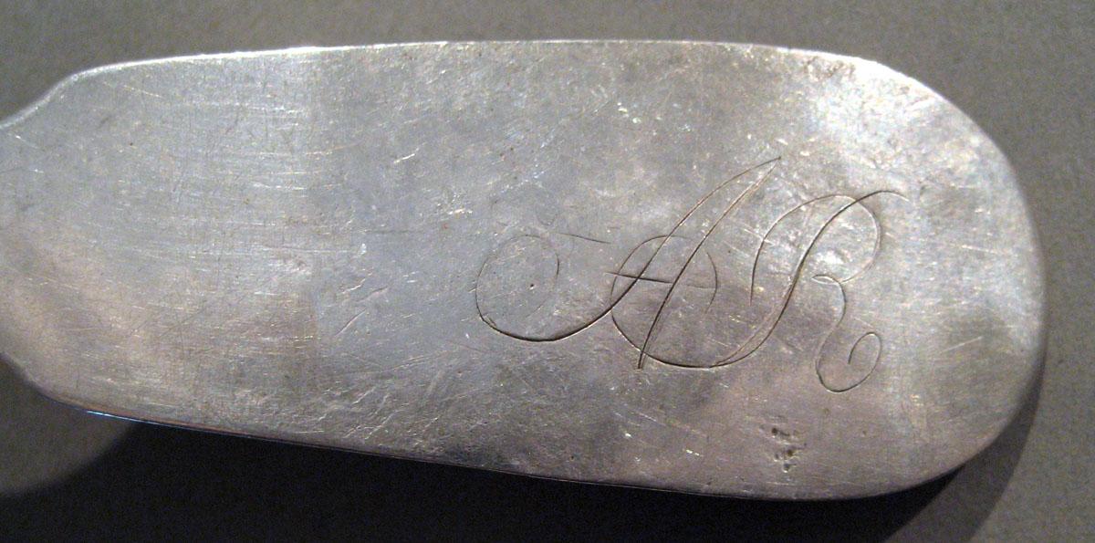 1998.0004.1469 Silver Spoon engraving
