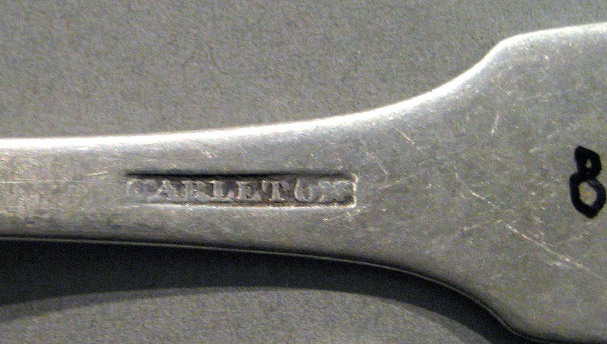 1998.0004.1476 Silver Spoon mark