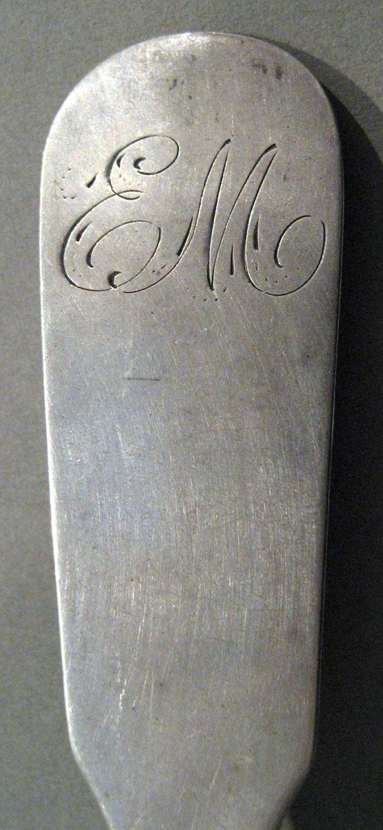 1998.0004.1477 Silver Spoon engraving