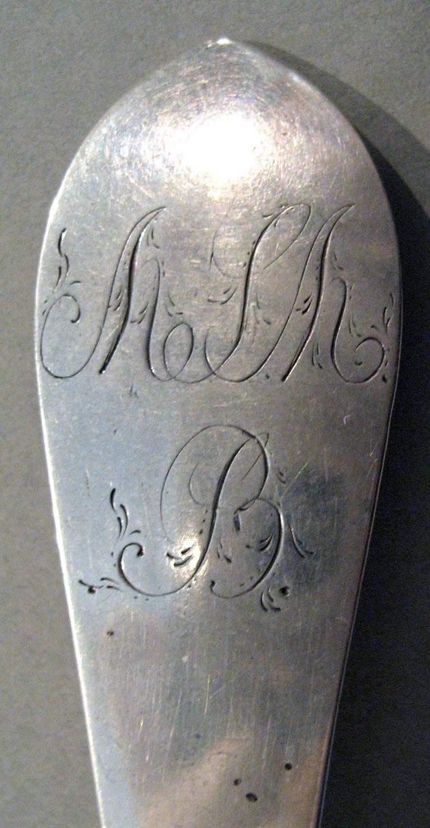 1998.0004.1478 Silver Spoon engraving