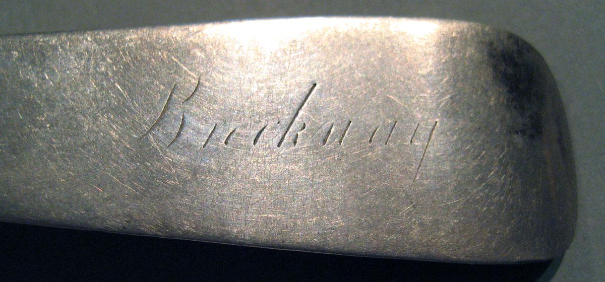 1998.0004.147 Silver Spoon engraving