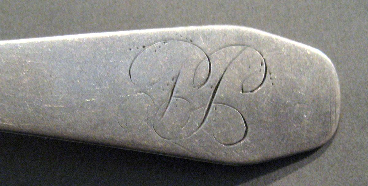 1998.0004.1480 Silver Spoon engraving