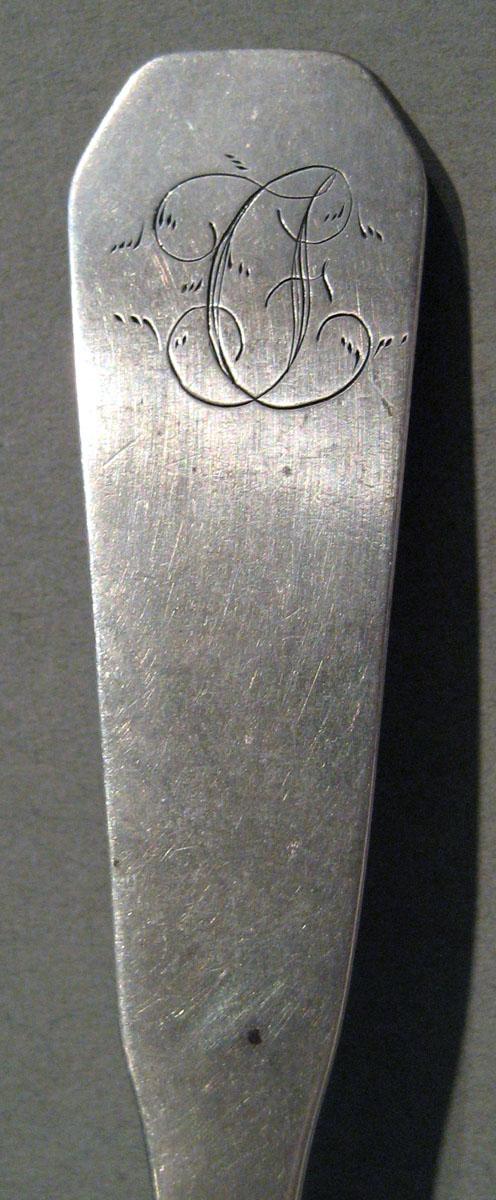 1998.0004.1481 Silver Spoon engraving