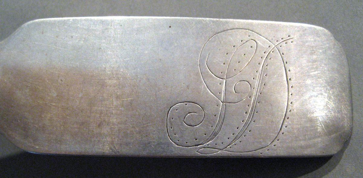 1998.0004.1484 Silver Spoon engraving