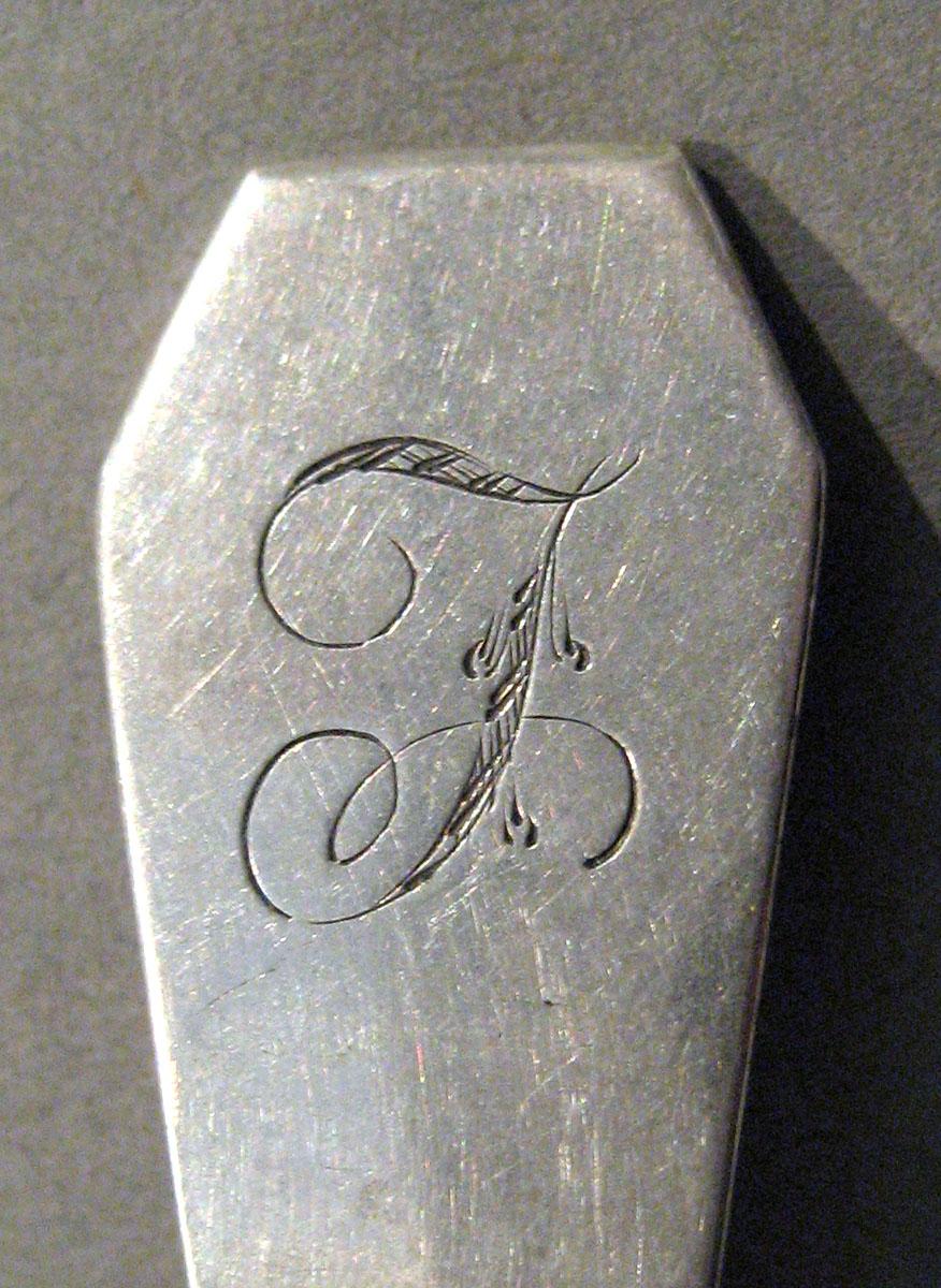 1998.0004.1487 Silver Spoon engraving