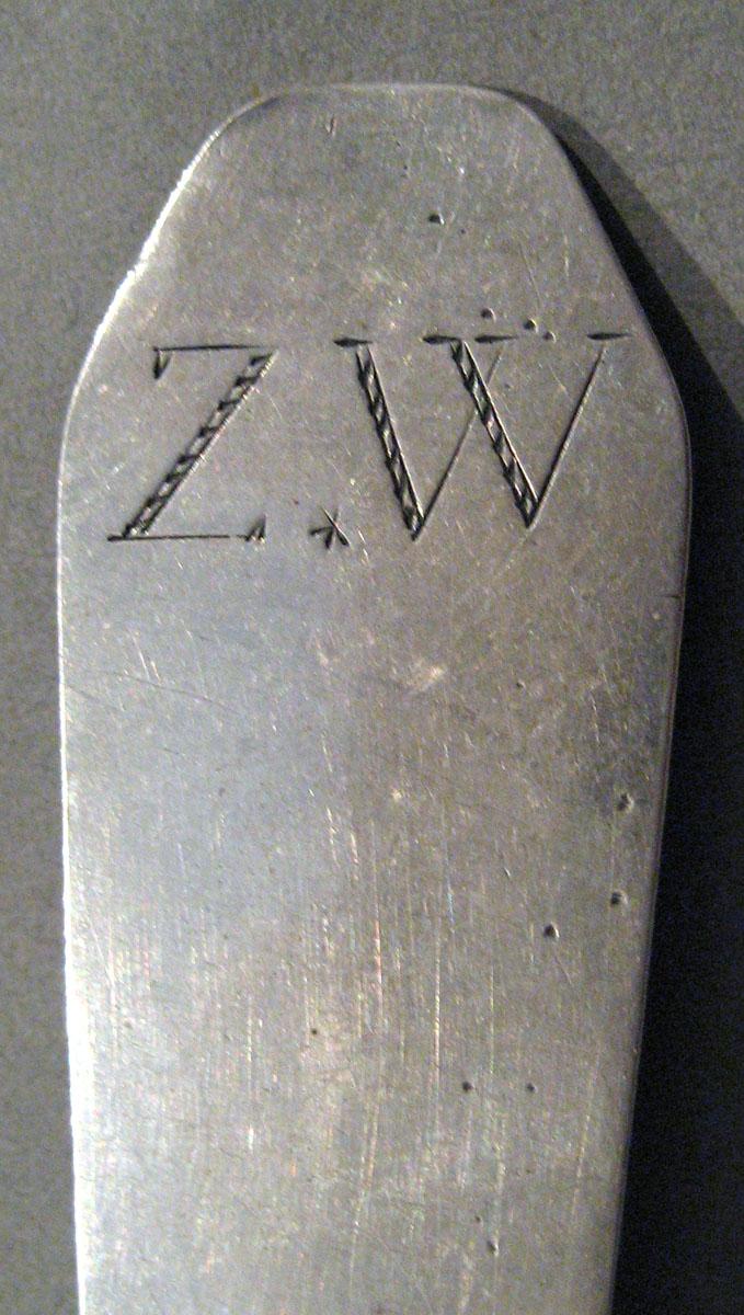1998.0004.1488 Silver Spoon engraving