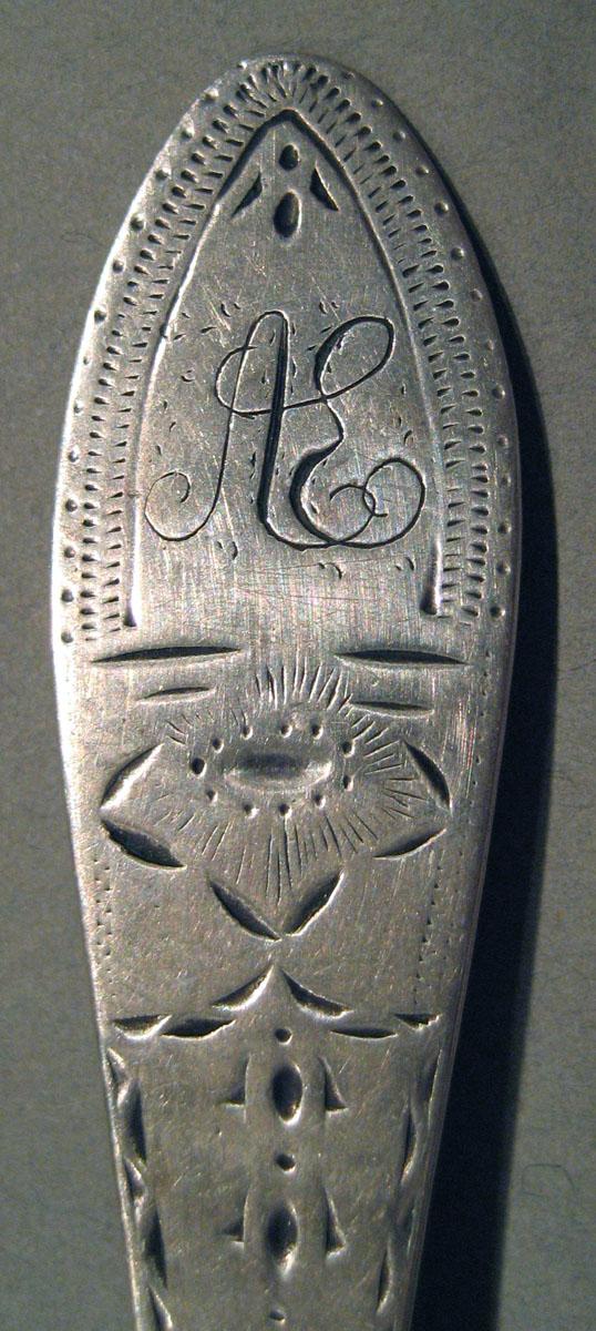 1998.0004.1491 Silver Spoon engraving