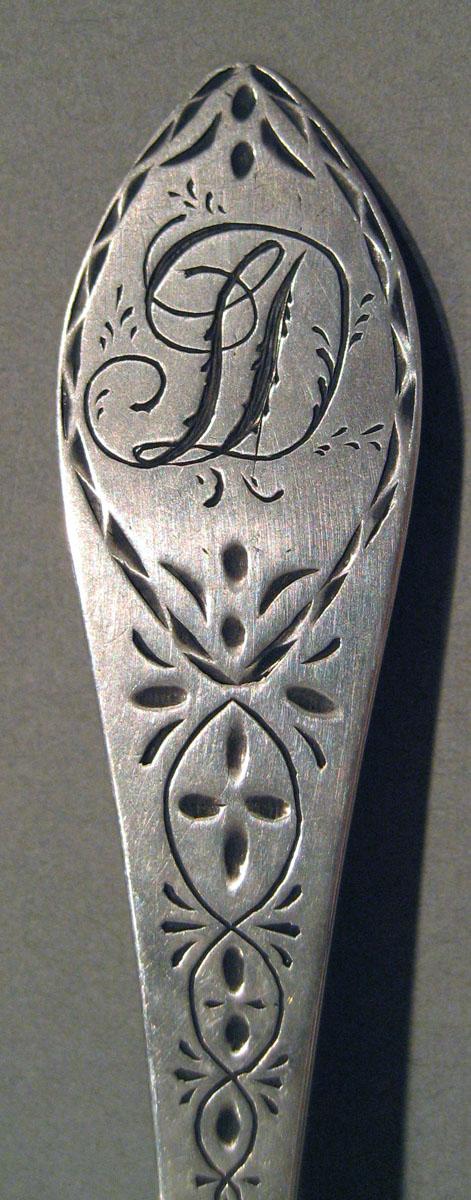 1998.0004.1492 Silver Spoon engraving