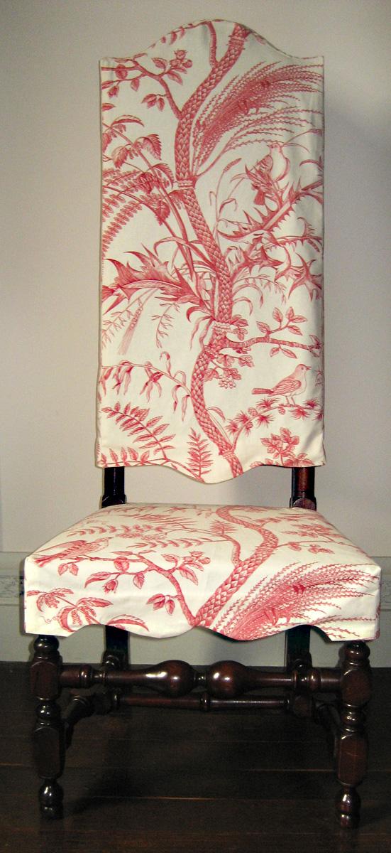 1958.0569 chair with slip cover 1989.0506 view 2