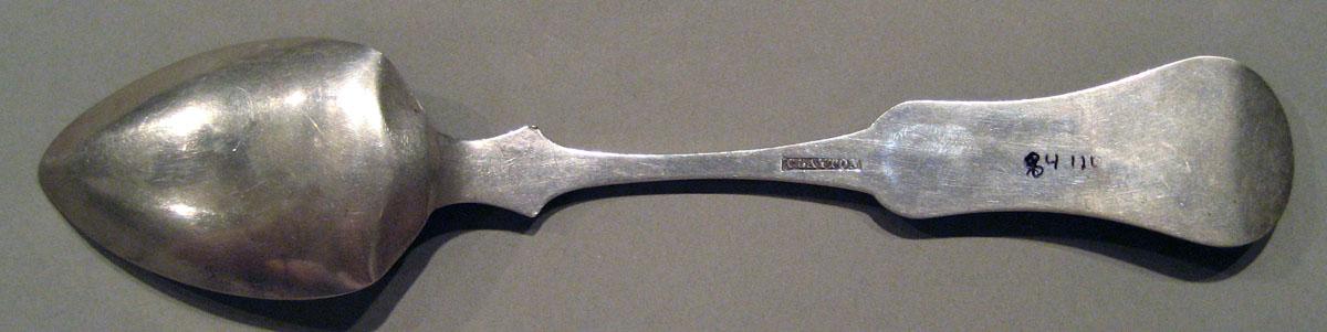 1998.0004.1499 Silver Spoon underside