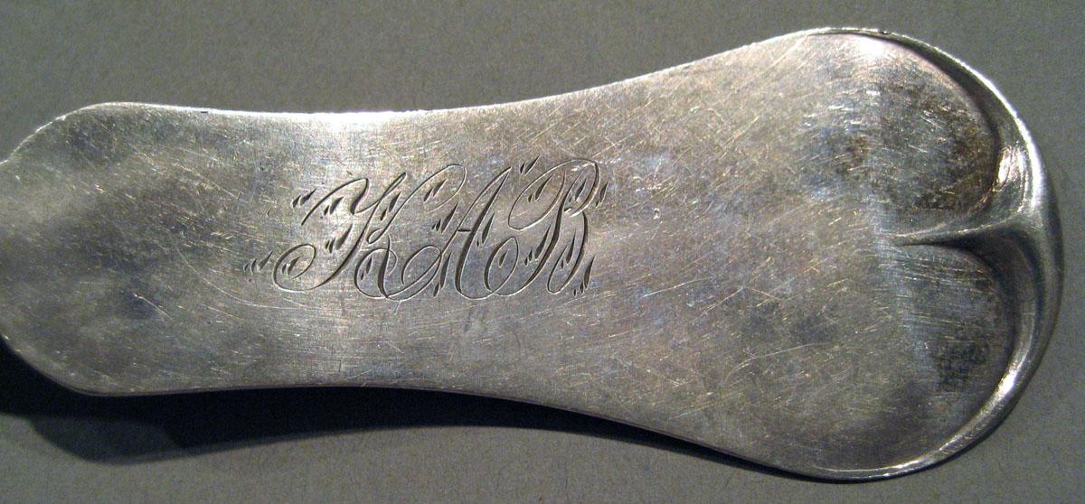 1998.0004.1499 Silver Spoon engraving