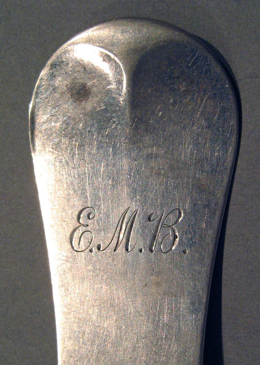 1998.0004.1508 Silver Spoon engraving