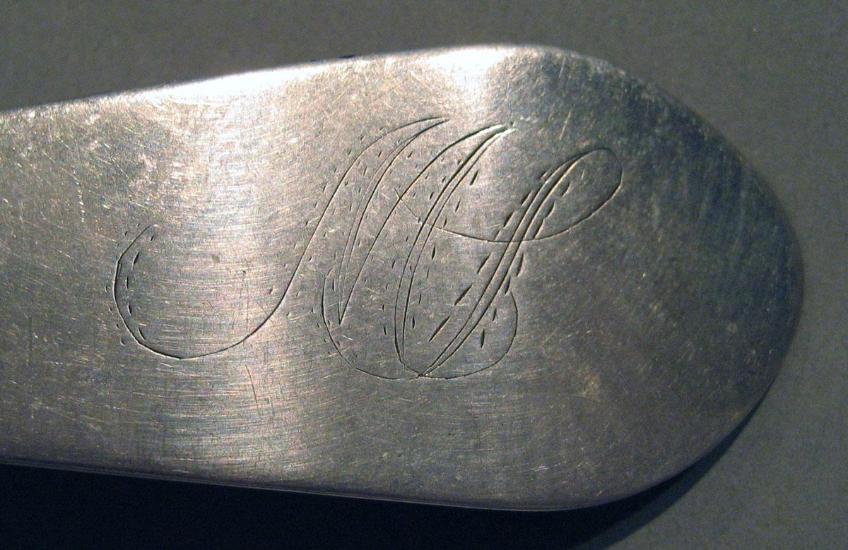 1998.0004.1511 Silver Spoon engraving