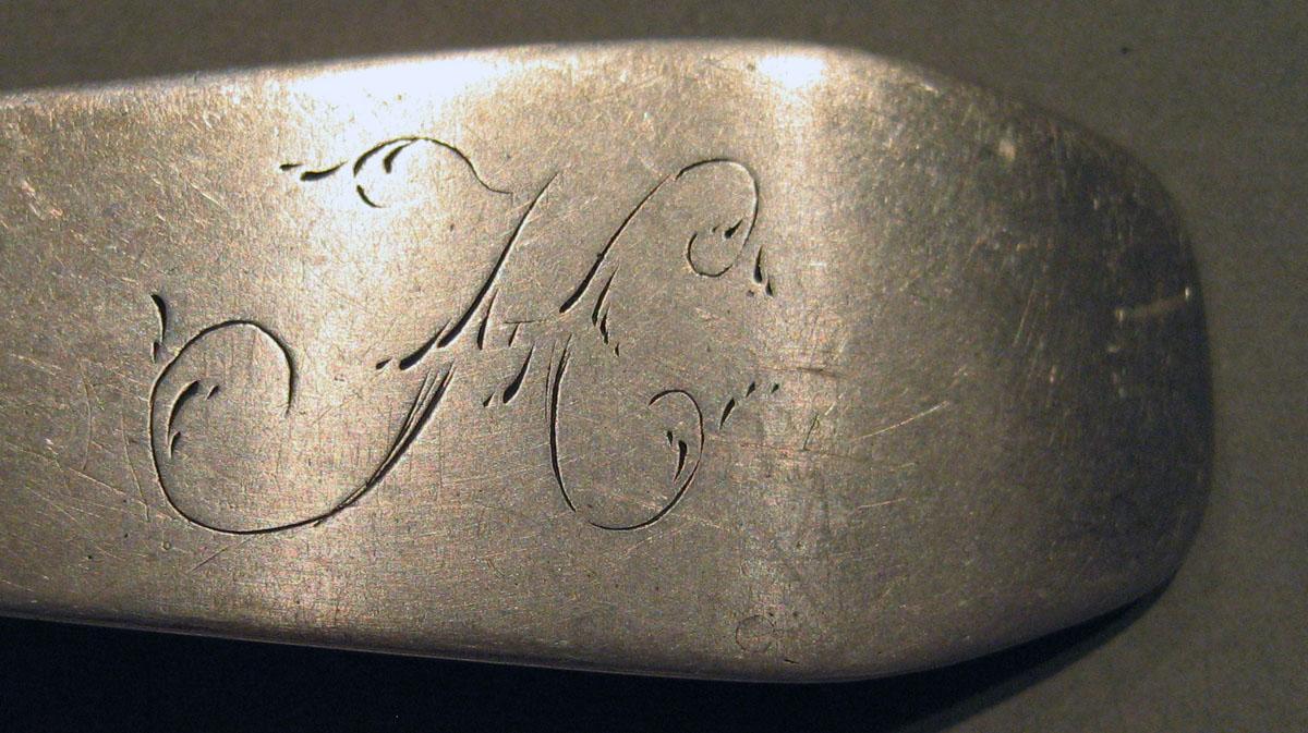 1998.0004.1515 Silver Spoon engraving