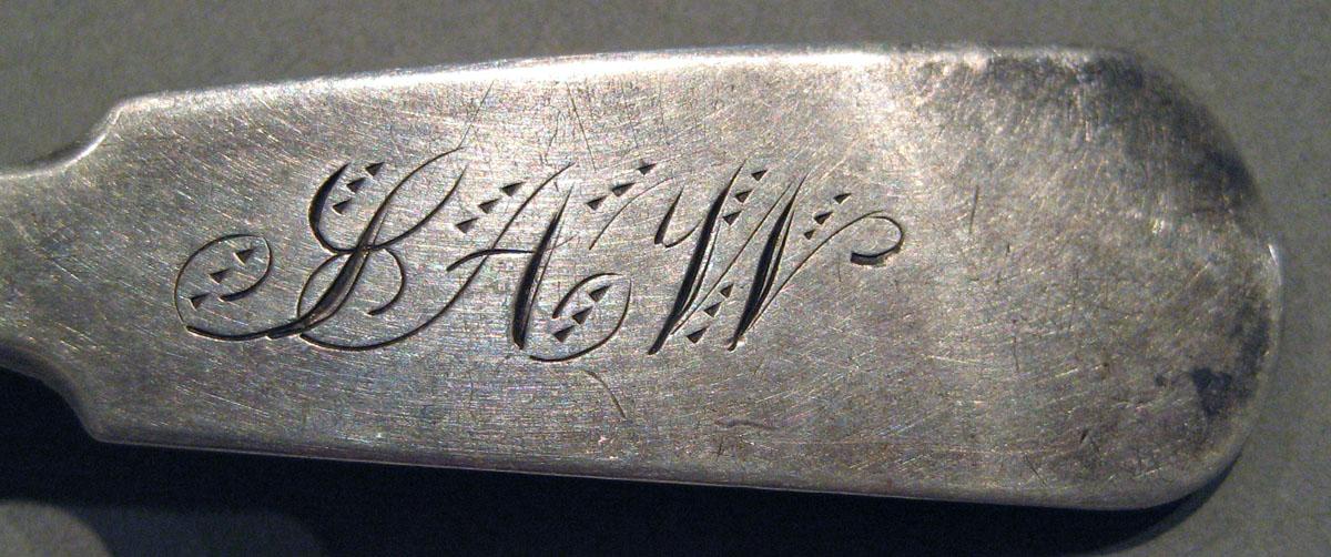 1998.0004.1520 Silver Spoon engraving