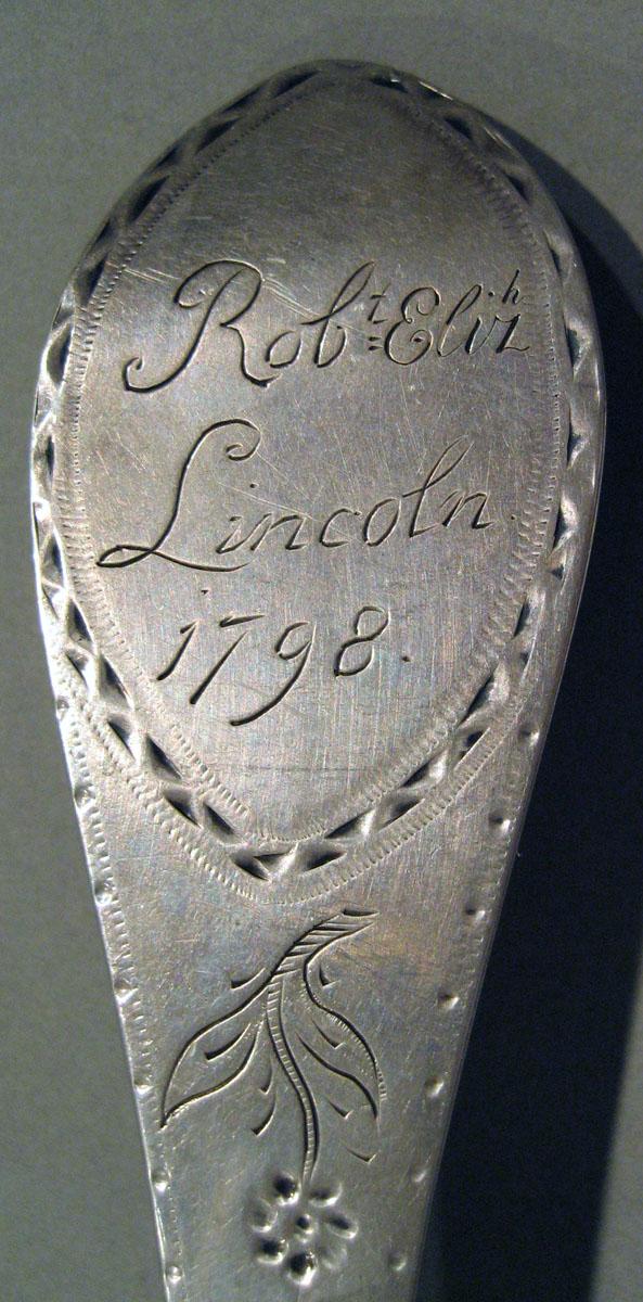 1998.0004.1523 Silver Spoon engraving