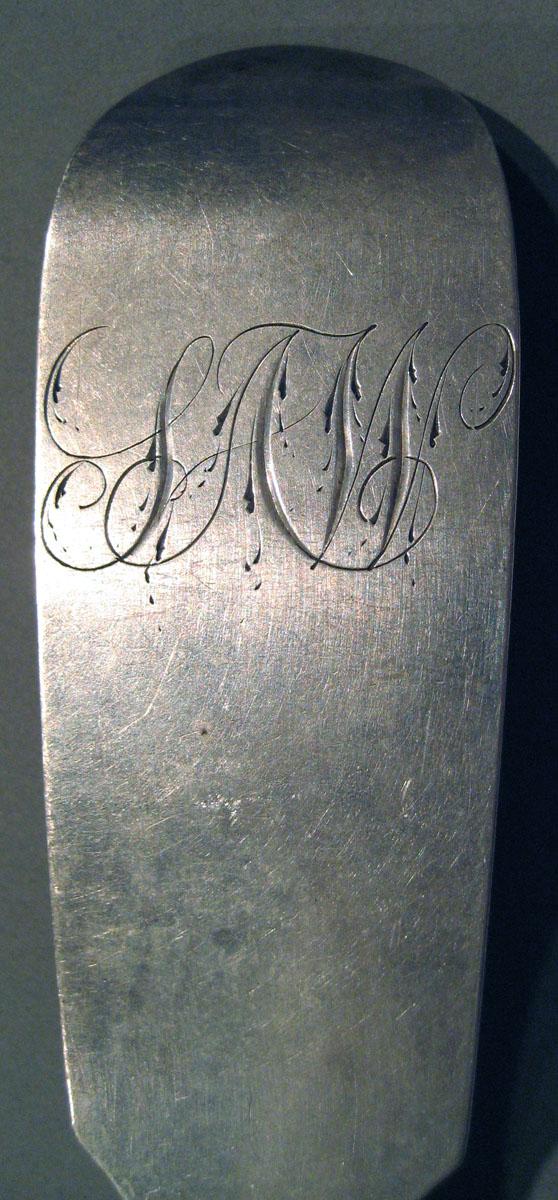 1998.0004.1524 Silver Spoon engraving