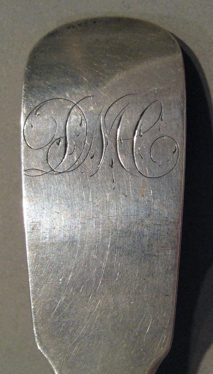 1998.0004.1525 Silver Spoon engraving