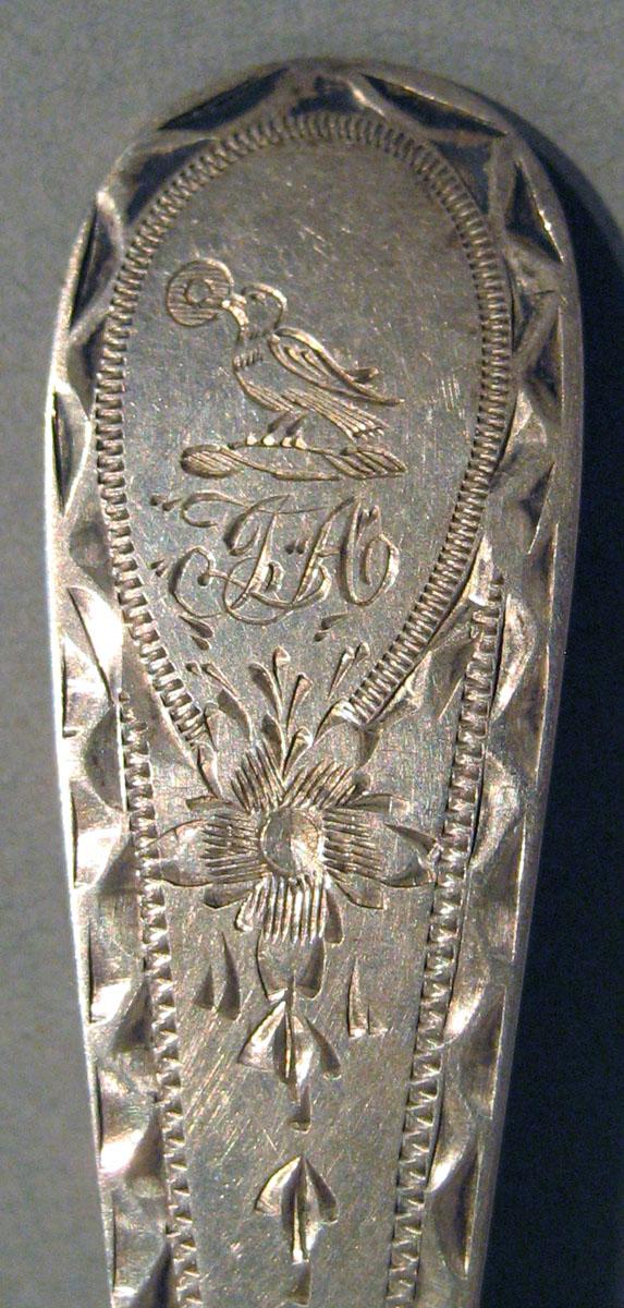 1998.0004.1526 Silver Spoon engraving