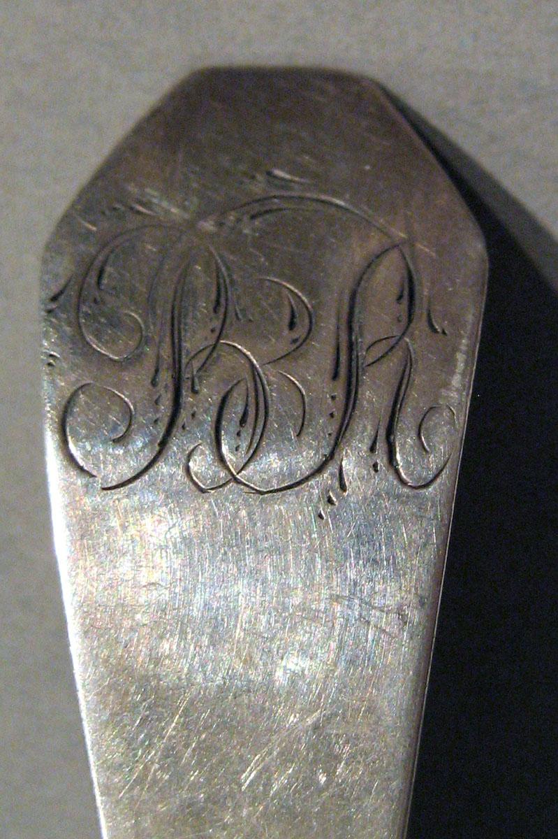1998.0004.1530 Silver Spoon engraving