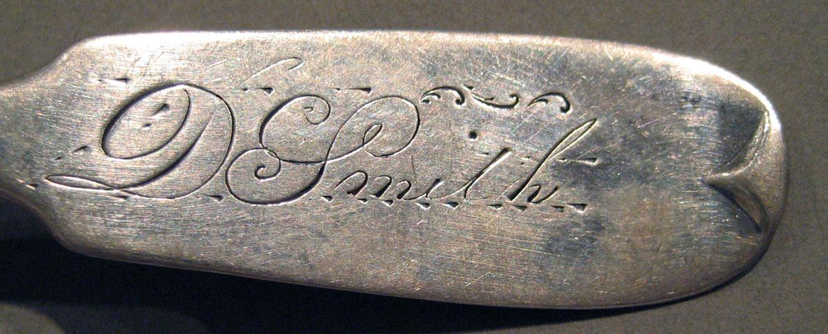 1998.0004.1532 Silver Spoon engraving