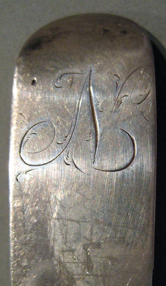 1998.0004.153 Silver Spoon engraving
