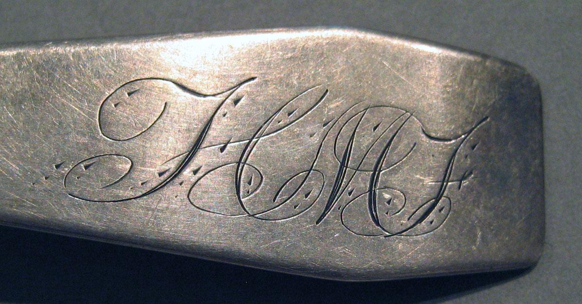 1998.0004.1540.002 Silver Spoon engraving