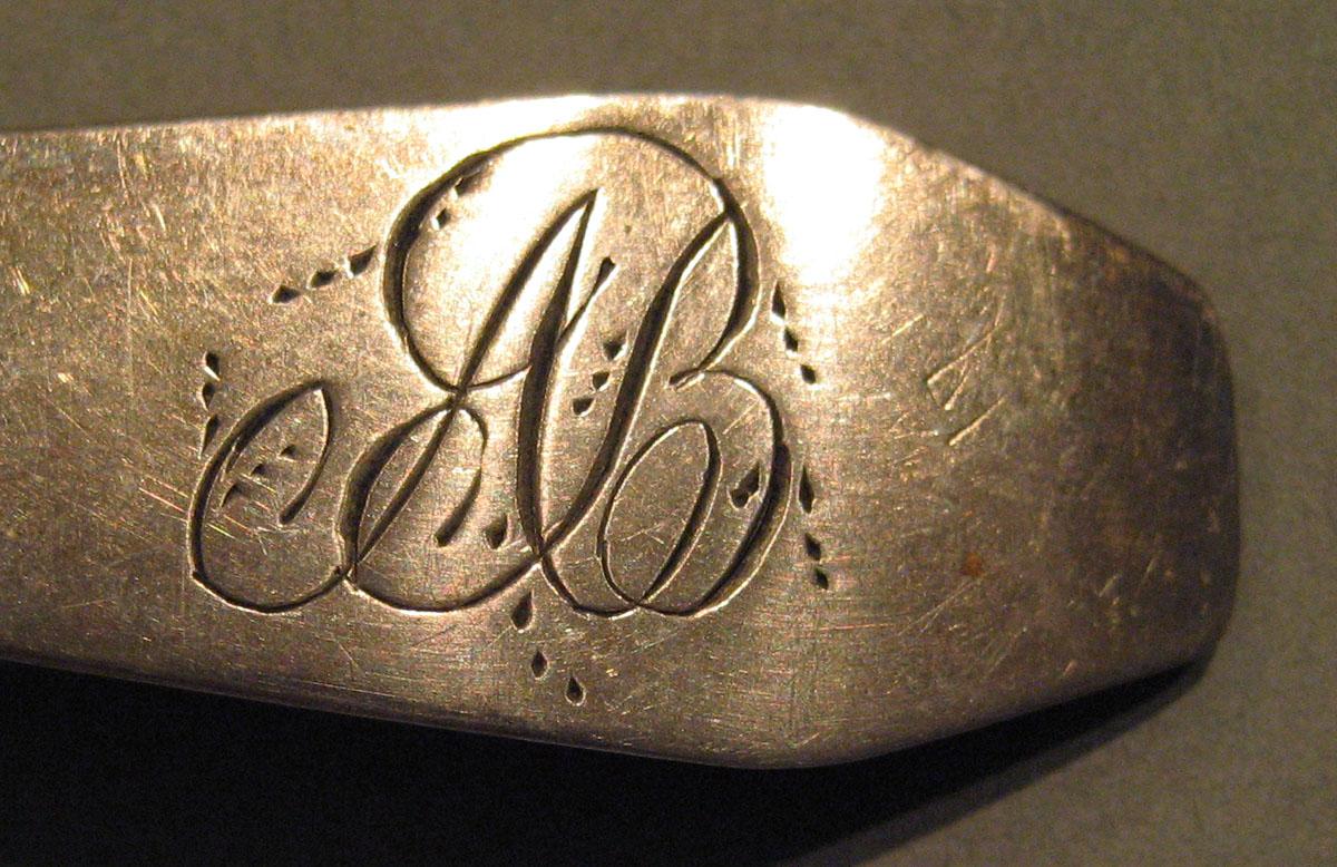1998.0004.1543 Silver Spoon engraving