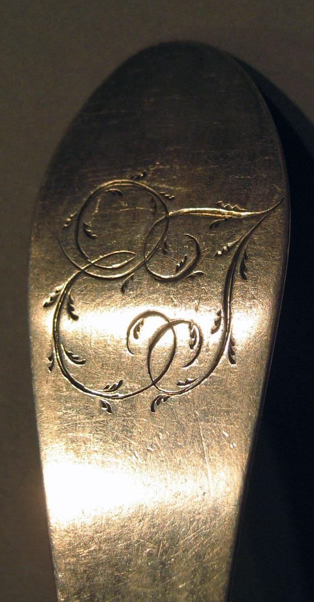 1998.0004.1545 Silver Spoon engraving