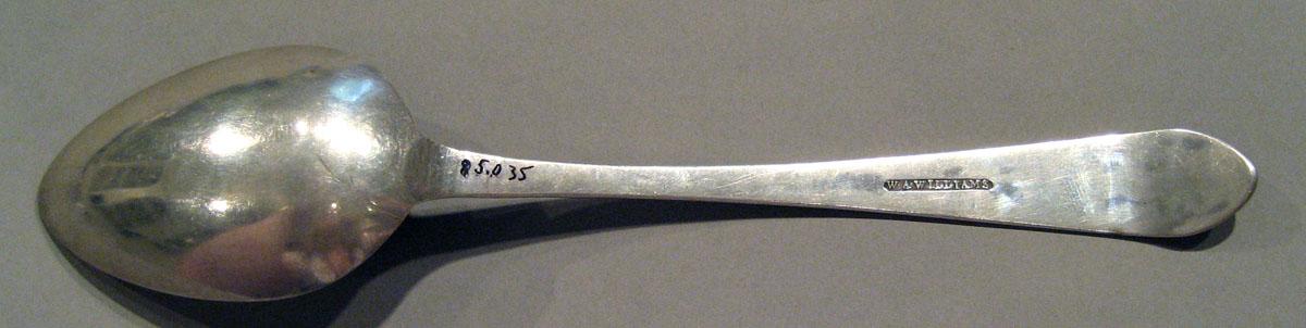 1998.0004.1555 Silver Spoon underside