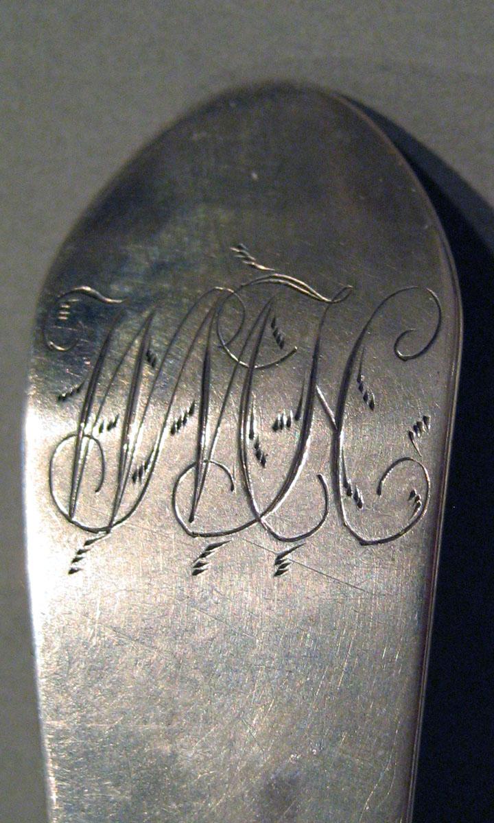 1998.0004.1555 Silver Spoon engraving