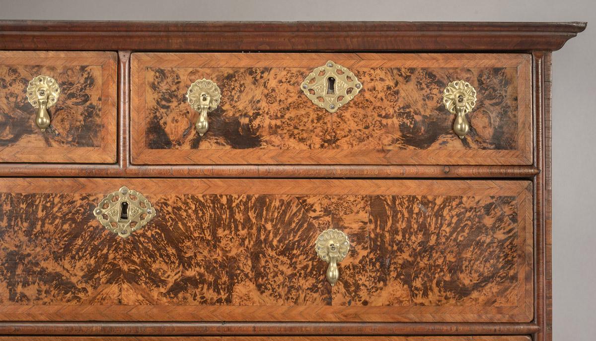1958.0579 Chest of drawers, detail 1